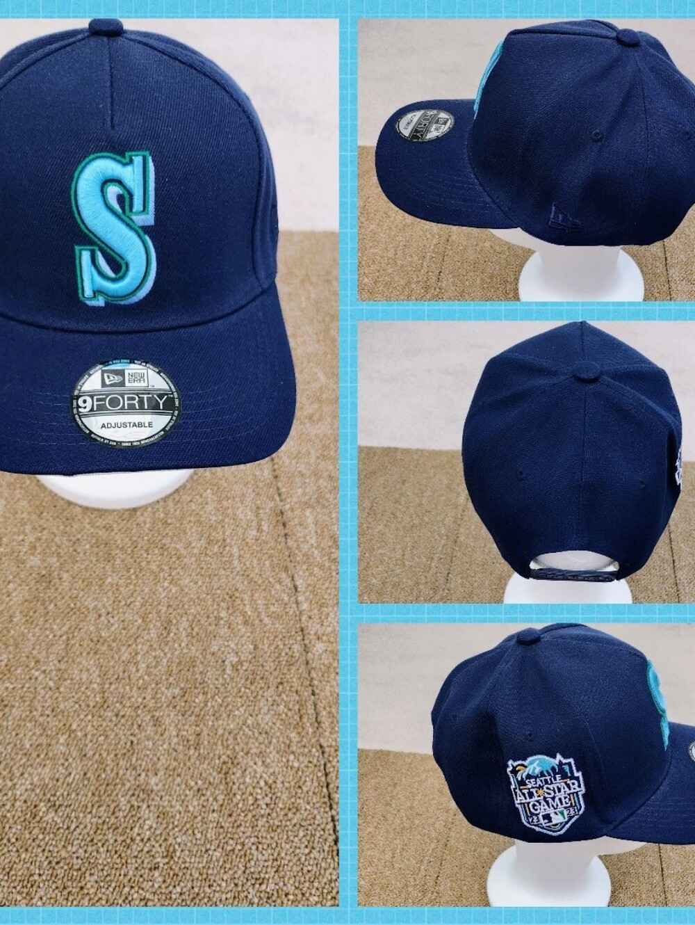 SEATTLE MARINERS MLB BASEBALL SNAPBACK HAT.